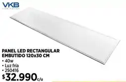 Construmart VKB Panel led rectangular embutido oferta