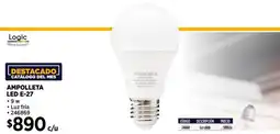 Construmart Logic ampolleta led e-27 oferta
