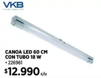 Construmart VKB Canoa led con tubo oferta