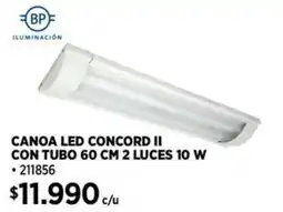 Construmart BP Canoa led concord ii con tubo oferta