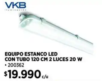 Construmart VKB Equipo estanco led con tubo oferta