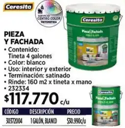Construmart Ceresita pieza y fachada oferta