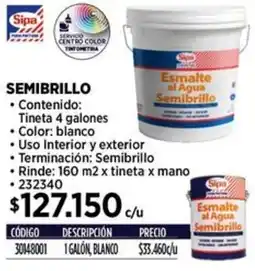 Construmart Sipa semibrillo oferta