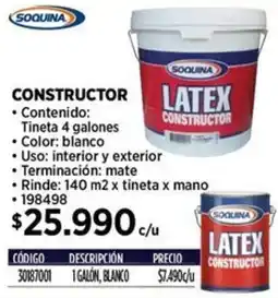 Construmart Soquina constructor oferta