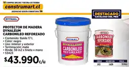 Construmart Dynal protector de madera dynaleum carbonileo reforzado oferta