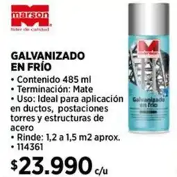 Construmart Marson galvanizado en frío oferta