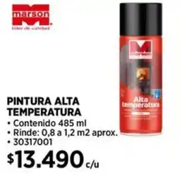 Construmart Marson pintura alta temperatura oferta