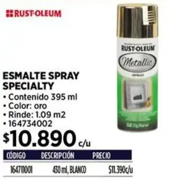 Construmart Rust-oleum esmalte spray specialty oferta