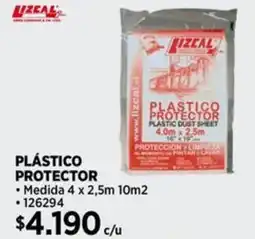 Construmart Lizeal plastico protector oferta