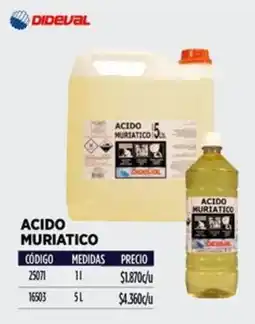 Construmart Dideval acido muriatico oferta