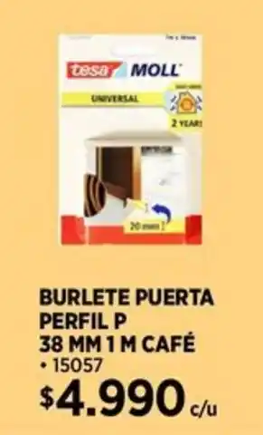 Construmart Burlete puerta perfil p café oferta