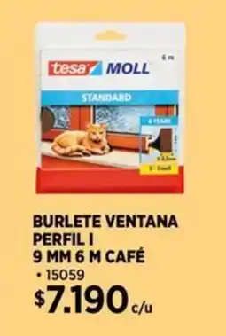 Construmart Burlete ventana perfil I café oferta