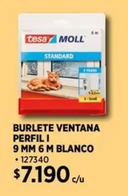 Construmart Burlete ventana perfil I blanco oferta