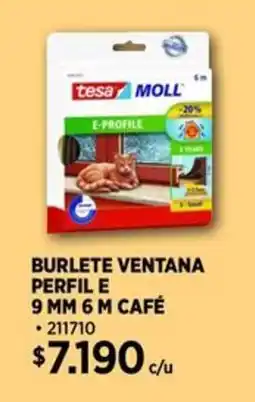 Construmart Burlete ventana perfil e café oferta