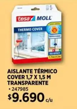 Construmart Aislante térmico cover transparente oferta