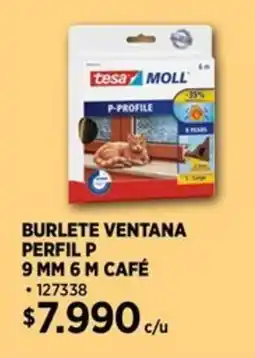 Construmart Burlete ventana perfil p  café oferta