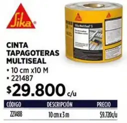 Construmart Sika cinta tapagoteras multiseal oferta