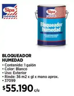 Construmart Sipa bloqueador humedad oferta
