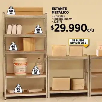 Construmart Estante metálico oferta