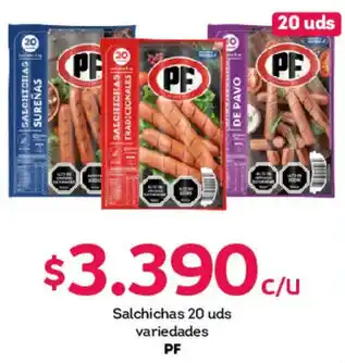 Tottus Salchichas variedades PF oferta