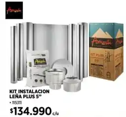 Construmart Kit instalacion leña plus 5" oferta