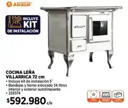 Construmart Cocina leña villarrica oferta