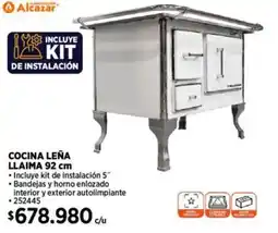 Construmart Cocina leña llaima oferta