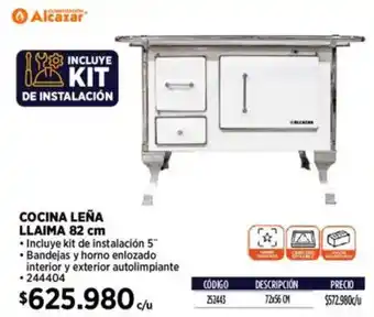 Construmart Cocina leña llaima oferta