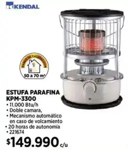 Construmart Kendal estufa parafina KPM-3300 oferta