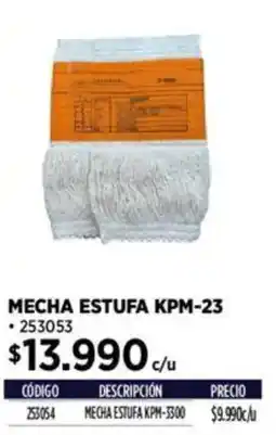 Construmart Mecha estufa KPM-23 oferta