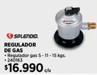 Construmart Splendid regulador de gas oferta