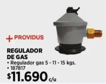 Construmart + Providus regulador de gas oferta