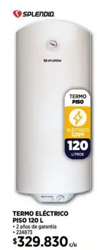 Construmart Splendid termo electrico piso oferta