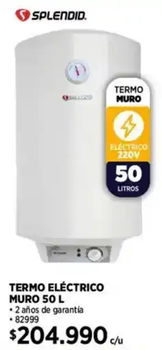 Construmart Splendid termo eléctrico muro oferta