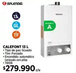 Construmart Splendid calefont oferta