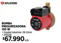 Construmart Splendid bomba presurizadora oferta