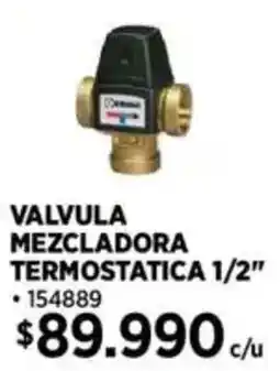 Construmart Valvula mezcladora termostatica oferta