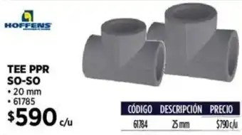 Construmart Hoffens tee ppr so-so oferta