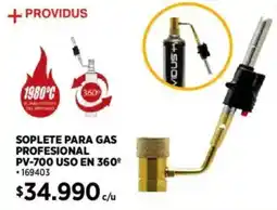 Construmart + Providus soplete para gas profesional pv-700 uso en 360° oferta