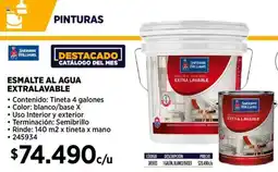 Construmart Sherwin Williams esmalte al agua extralavable oferta