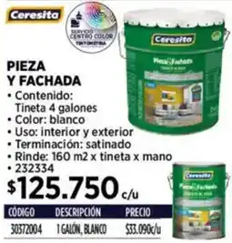 Construmart Ceresita pieza y fachada oferta