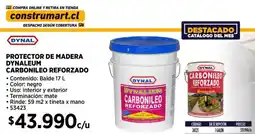 Construmart Dynal protector de madera dynaleum carbonileo reforzado oferta