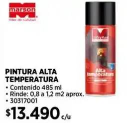 Construmart Marson pintura alta temperatura oferta