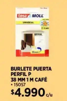 Construmart Burlete puerta perfil p café oferta