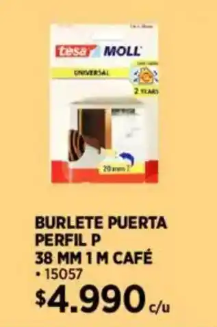 Construmart Burlete puerta perfil p café oferta