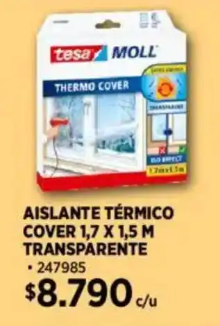 Construmart Tesa moll aislante térmico cover transparente oferta