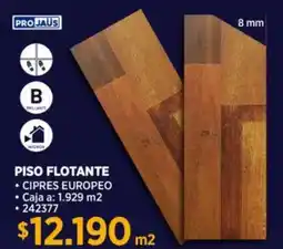 Construmart Projaus piso flotante cipres europeo oferta