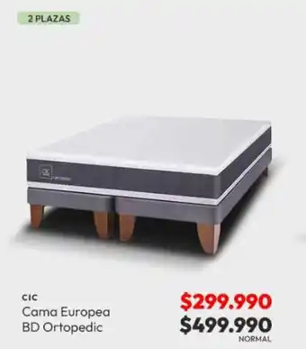 Abcdin CIC Cama Europea BD Ortopedic oferta
