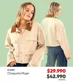 Abcdin Icono Chaqueta Mujer oferta