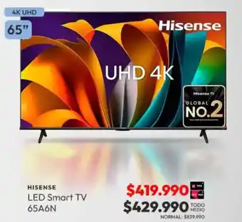 Abcdin Hisense LED Smart TV 65A6N oferta